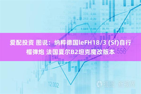 爱配投资 图说：纳粹德国leFH18/3 (Sf)自行榴弹炮 法国夏尔B2坦克魔改版本